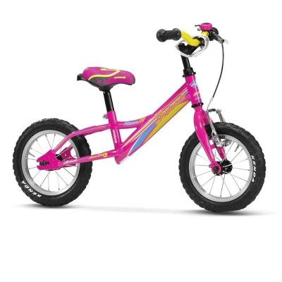 PRIMABICI BAMBINA LOMBARDO JUNIOR NAXOS 12 FUXIA GIALLO CELESTE LUCIDO 2017 ML12SPD 1