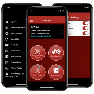 INTERFONO SENA ACS10 ARAI FULL-FACE SEACS1001 3