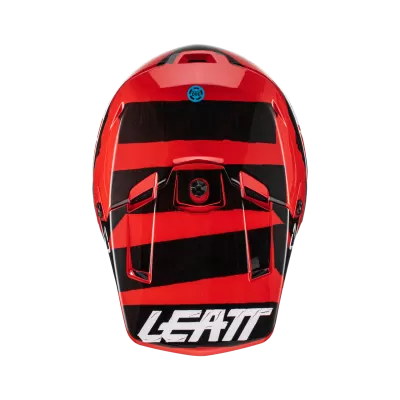 CASCO LEATT CROSS 3.5 V22 JUNIOR RED