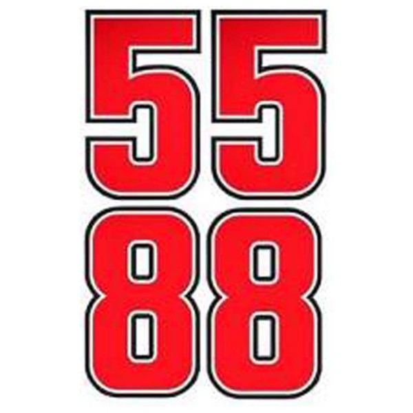 Adesivi Ufficiali Marco Simoncelli - Sic58-U, Multicolore, In PVC - Foto 10