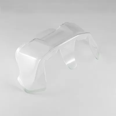 SPOILER EX2 PER CASCO ARAI RX-7V RACING TRASPARENTE