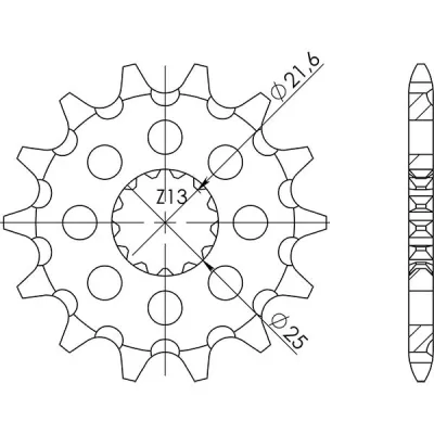 PIGNONE MOTO P520 - Z14 542750014 1