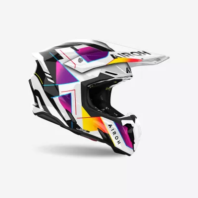 CASCO CROSS AIROH TWIST 3 RAINBOW GLOSS TW3R38 1