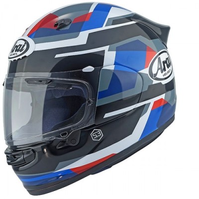 CASCO INTEGRALE ARAI QUANTIC ABSTRACT BLUE