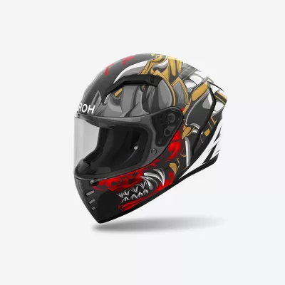 CASCO INTEGRALE AIROH CONNOR SAMURAI MATT CNS17 2