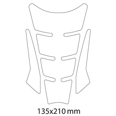 PROTEZIONE SERBATOIO TOPLINE T4 COLORE CARBONIO