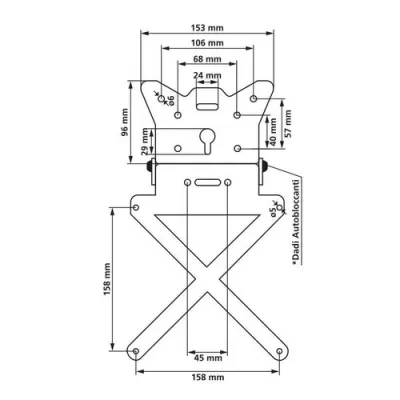 PORTATARGA MOTO X-PLATE
