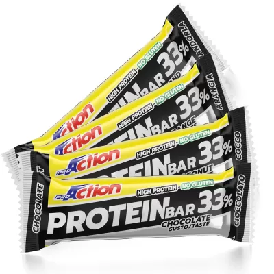 BARRETTA PROTEICA PRO ACTION PROTEIN BAR 33% 50GR GUSTO COCCO 1PZ