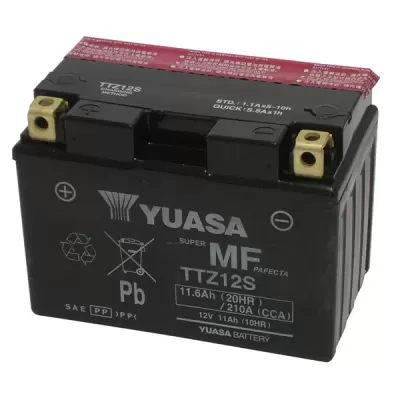 BATTERIA YUASA TTZ12S-BS 12V/11AH SIGILLATA CON ACIDO A CORREDO