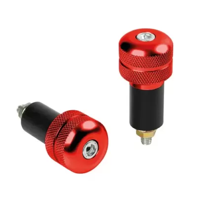 Stabilisateurs de guidon de 17 / 23mm rouge