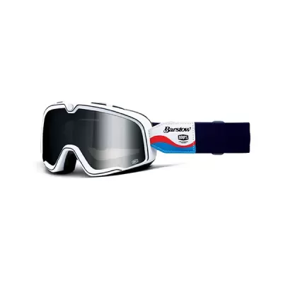 MASCHERA CROSS 100% BARSTOW LUCIEN LENTE A SPECCHIO ARGENTO