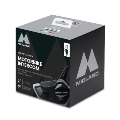 INTERFONO MIDLAND BTR1 ADVANCED X DOPPIO