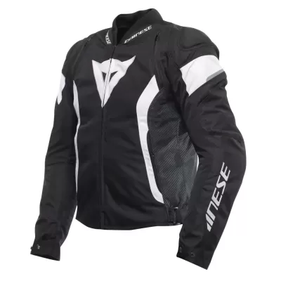 GIACCA MOTO DAINESE AVRO 5 TEX BLACK-WHITE-BLACK