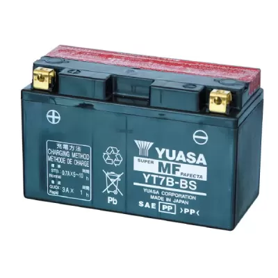 BATTERIA YUASA YT7B-BS 12V/6.5AH SIGILLATA CON ACIDO A CORREDO