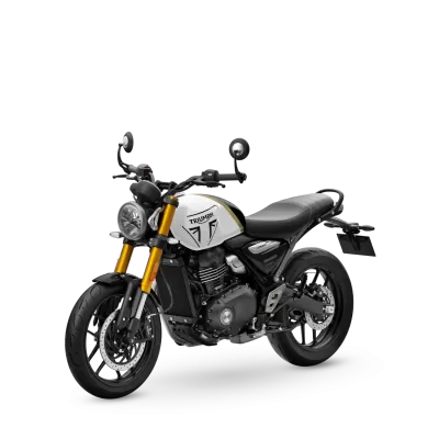 MOTO TRIUMPH SPEED 400 WBPR PEARL MET WHITE-PHANTOM BLACK