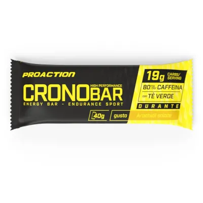 BARRETTA ENERGETICA PRO ACTION CRONO BAR PRO 40GR GUSTO ARACHIDI SALATE 1PZ.