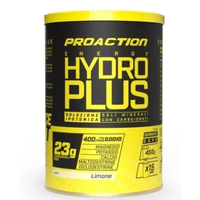 INTEGRATORE PRO ACTION IPOTONICO HYDRO PLUS 450GR GUSTO LIMONE
