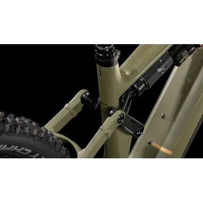 BICI E-BIKE CUBE STEREO HYBRID ONE77 HPC TM 800 TG.M DUSTYOLIVE'N'GOLD