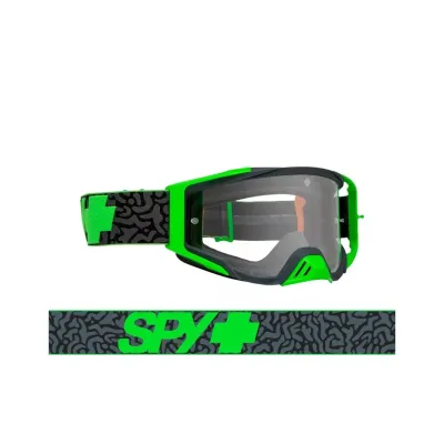 MASCHERA CROSS SPY FOUNDATION MAZE GREEN - LENTE CHIARA