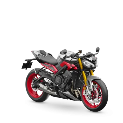 MOTO TRIUMPH STREET TRIPLE 765 RX MS MATT ALUMINIUM SILVER