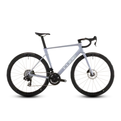 BICI STRADA CUBE LITENING AIR C:68X PRO TG.56 SKYSCRAPER'N'WHITE