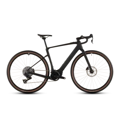 BICI E-BIKE GRAVEL CUBE NUROAD HYBRID C:62 EXC 400X TG.M BLACKLINE