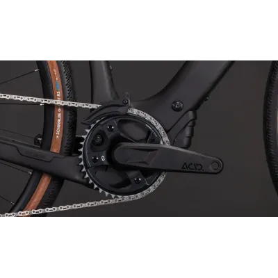 BICI E-BIKE GRAVEL CUBE NUROAD HYBRID C:62 EXC 400X TG.M BLACKLINE