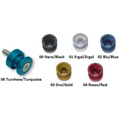 SUPPORTI CAVALLETTO ZX7R 97-YAMAHA YZF600 96-98 VALTER MOTO ROSSO SC05 04 1