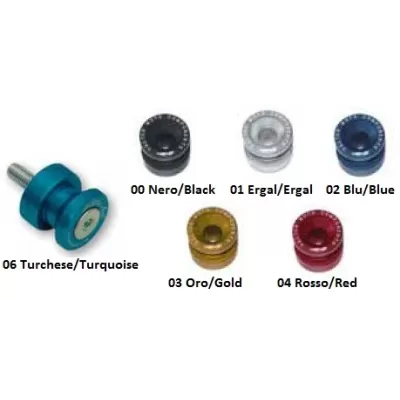 SUPPORTI CAVALLETTO KAWASAKI ZX6R 07/08 ZZR 1400 06/10 VALTER MOTO NERO SC14 00 1