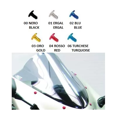 KIT VITI CUPOLINO DUCATI VALTER MOTO ORO VEV01D03 1