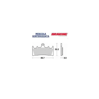 PASTIGLIE MOTO BRAKING 764 CM66 764CM66 2