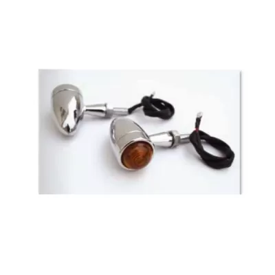 COPPIA INDICATORI CLASSIC BULLET METALLO CROMATO 7584 7584 2